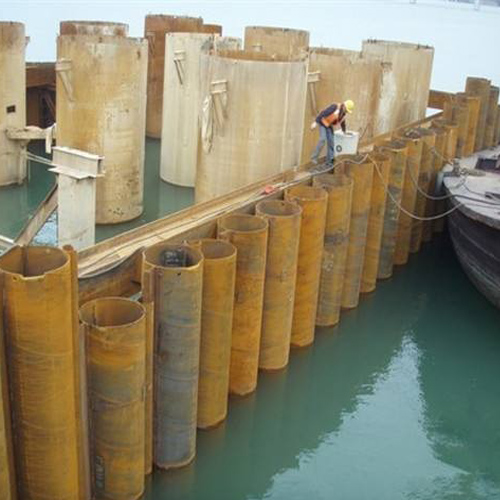 昌吉钢护筒现场安装